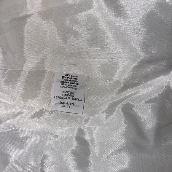 🔥🔥🔥NEW J. Crew Linen Blazer Jacket - Picture 9 of 9